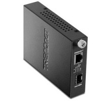 TRENDNET  TFC-1000MGA      Fiber Media Converter, 100/1000 Base-T to SFP, Single/Multimode, Wall Mount, 5 Volt DC, 5 Watt, 10 Kilobyte Frame, 3.46