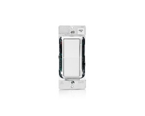 LEVITON  DSE06-10Z      Decora Electronic Low Voltage, Dimmable LED And CFL Rocker-slide Dimmer, 600VA-120VAC Electronic Low Voltage, 300W-120VAC Dimmable LED And CFL, 60hz, Neutral Required, Single Pole Or 3-way - White, Ivory & Light Almond