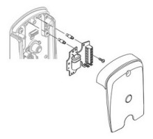 SCHLAGE ALLEGION BRAND  COM400L-626   Electronic Lock Communication Module Kit, Satin Chrome Plated, For AD-400 Wireless Electronic Lock