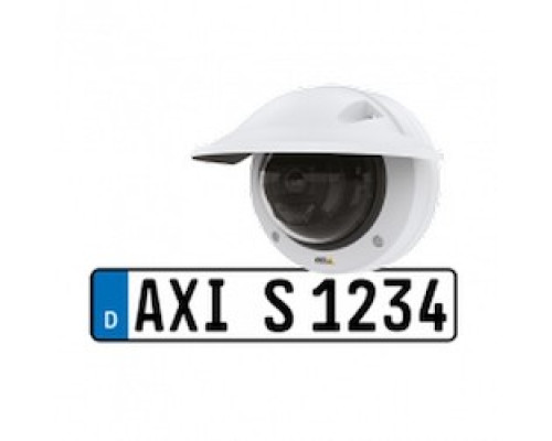 AXIS COMMUNICATIONS  02234-001  P3245-LVE-3              Discreet Outdoor, HDTV / 1080p, Day/Night, Dust- And IK10 Vandal-resistant Fixed Dome Camera With Built-in AXIS License Plate Verifier Application