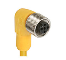 LUMBERG AUTOMATION  600000427      CORDSET; M12; FEMALE RIGHT ANGLE; 4 POLE; 10 METER; PVC; YELLOW