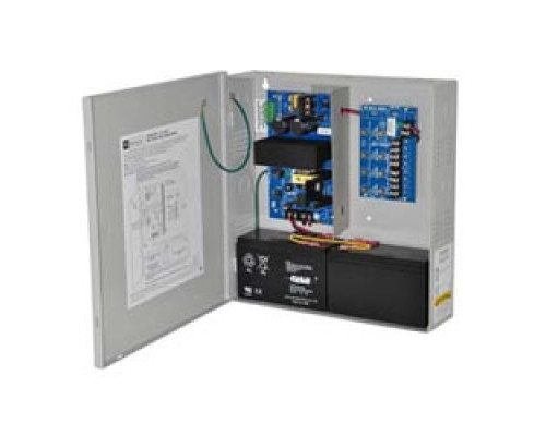 ALTRONIX  AL400ULPD4      Power Supply Charger, 4 Fused Outputs, 12/24VDC @ 4A, 115VAC, BC300 Enclosure