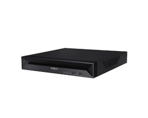 HANWHA VISION QRN-830S        8CH NVR With 8 PoE Ports PoE Budget 65W With 8MP Camera Support. H.265