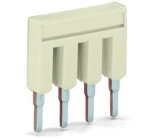 WAGO CORPORATION  2001-403      Push-in Type Jumper Bar; Insulated; 3-way; Nominal Current 18 A
