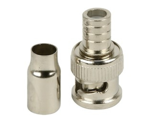 LIBERTY SECURITY LBNCRIMP10PK        2-PIECE RG59 BNC CRIMP  CONNECTOR 75 OHM - 10 PACK