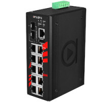 ANTAIRA TECHNOLOGIES LLC  LMX-1202G-SFP      12-Port Industrial Gigabit Managed Ethernet Switch, w/10 10/100/1000Tx + 2 100/1000 SFP
