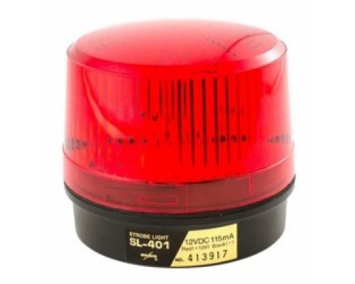 POTTER ELECTRIC  4190018  SL-401-C              Strobe Light, 60000 Candle, 115 Milliampere at 12 Volt DC, Clear Lens