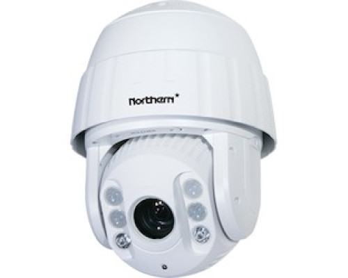 NORTHERN VIDEO  IPPTZ30XIR      IP/IR PTZ Camera, 3DNR, 30x Optical Zoom, Outdoor, Day/Night, 2 Megapixel, 1920 x 1080p Resolution, 395’ IR LED Range, 4.3 to 129 MM Lens, 24 Volt AC, IP66, PoE, With Power Supply