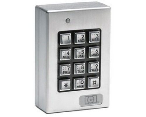 LINEAR CORPORATION  0-212140  212SE      Door Access Control Keypad, Alphanumeric Key, Surface Mount, 120 User, 12 to 24 Volt AC/DC, 108 Milliampere, 3