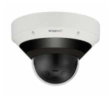 HANWHA VISION PNM-9031RV        Network Vandal Outdoor Multi-sensor Dome Camera, Panoramic View With Stitched Image, 5MP X 4 Sensors 15MP @ 20fps, Triple Codec H.265/H.264/MJPEG With WiseStream II Technology, WDR 120db, IR Viewabl
