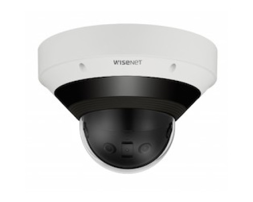 HANWHA VISION PNM-9031RV        Network Vandal Outdoor Multi-sensor Dome Camera, Panoramic View With Stitched Image, 5MP X 4 Sensors 15MP @ 20fps, Triple Codec H.265/H.264/MJPEG With WiseStream II Technology, WDR 120db, IR Viewabl