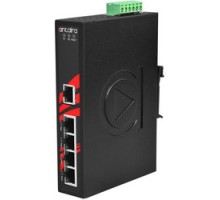 ANTAIRA TECHNOLOGIES LLC  LNP-0500-T      Ethernet Switch, 5-Port, PoE, Unmanaged, IP30, DIN-Rail Mount, 48 to 55 Volt DC, 130 Watt, -40 to 75 Deg C, 99