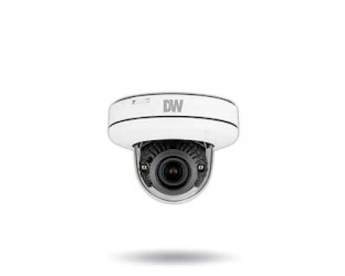 DIGITAL WATCHDOG  DWC-MV85WIATW               MEGApix IVA Indoor/Outdoor Vandal Dome Camera, Star-Light Plus, 5 Megapixel, Star-Light Plus, 2592x1944 @ 30fps, 2.7-13.5mm Autofocus Varifocal P-Iris Lens, 100ft Smart IR, T-WDR, 3D-DNR, True D