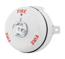 SYSTEM SENSOR  SCWHK               Strobe, High-candela, Outdoor, Ceiling Mount, with Backbox, White