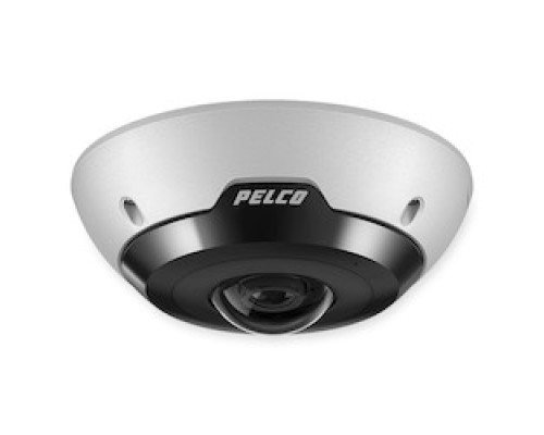 PELCO  IMF82-1ES               8MP Fisheye Environmental Surface Mount IP Camera Client Side Dewarping True WDR 30 FPS Smart Analytics
