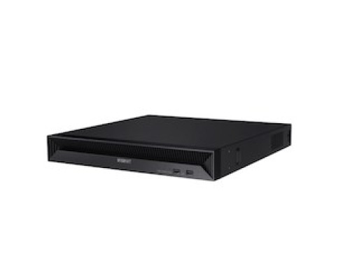 HANWHA VISION QRN-1630S        16CH NVR 2TB With 16 PoE Ports PoE Budget 130W With 8MP Camera Support. H265