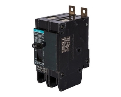 SIEMENS  US2:BQD230  BQD230      Molded Case Circuit Breaker, Thermal Magnetic, Panelboard Mount, 2 Pole, 480 Star/277 Volt AC, 50/60 Hertz, 125/250 Volt DC, 30A, 14 kA Interrupting Rating