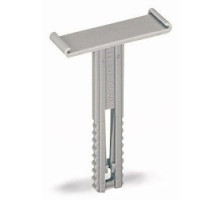 WAGO CORPORATION  249-119      Group Marker Carrier Adjustable In Height; For 1 Marker Card Or Self-adhesive Label And Transparent Protection Covers; 10 mm Wide; Snap-on Type And Adjustable In Height From 43.5 mm To 59.5 mm In 249-116 And 249-117 E