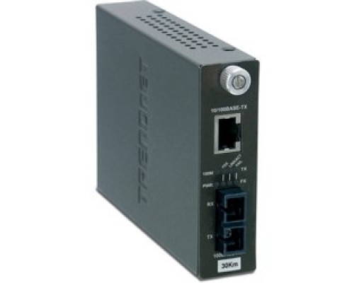 TRENDNET  TFC-110S30I      Intelligent 10/100Base-TX to 100Base-FX Single-mode SC Fiber Converter