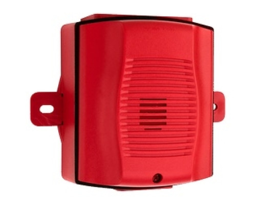 SILENT KNIGHT - HONEYWELL FIRE  HRK               Horn, 12/24 VT, Outdoor, Wall/Ceiling Mount, with Backbox, Red
