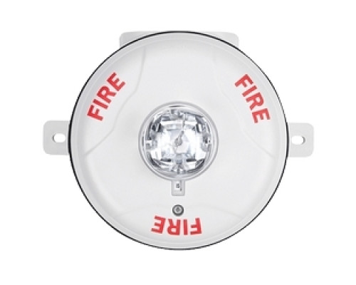 SYSTEM SENSOR  SCWK               Strobe, Standard-candela, Outdoor, Ceiling Mount, with Backbox, White