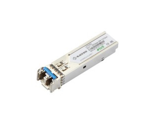 BLACK BOX NETWORK SERVICES LFP442   Gigabit 1.25-Gbps SFP - 1 1.25-Gbps Single-mode Fiber, 1310nm, 20km, LC