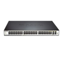 D-LINK SYSTEMS INC  DGS-3120-48TC/SI      Stackable Gigabit Switch, Managed, 44-Port, 136 Gbps Capacity, 100 to 240 VAC, 50/60 Hertz, 61.5 Watt, 17.3