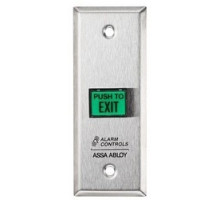 ALARM CONTROLS  TS-9      Pushbutton, Momentary, DPDT, 35/120 VAC, 3A, 1-3/4