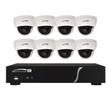 SPECO TECHNOLOGIES  ZIPL88D2G      Network Video Recorder and IP Kit, Plug and Play, 8-Channel IP Camera Video Input, 8 Full HD 1080P Resolution IR Dome Camera, PoE, 20 Mbps Throughput, 48 VDC, 2A, 2 TBDiscontinued by supplier. See Anixter 759532 f