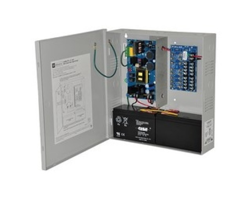ALTRONIX  AL600PD8220      Power Supply Charger, 8 Fused Outputs, 12/24VDC @ 6A, 220VAC, BC300 Enclosure