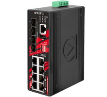 ANTAIRA TECHNOLOGIES LLC  LMP-1204G-SFP-BT-24      12-Port Industrial Gigabit IEEE 802.3bt PoE++ Light Layer 3 Managed Ethernet Switch, 1255VDC Power Input