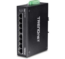 TRENDNET  TI-PG80      8-port Hardened Industrial Gigabit PoE+ DIN-Rail Switch