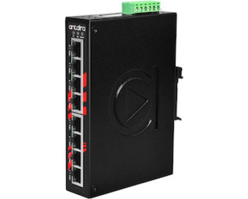 ANTAIRA TECHNOLOGIES LLC LNP-0800   8-Port Industrial PoE+ Unmanaged Ethernet Switch, w/8 10/100Tx 30W/Port