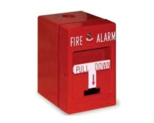 RSG/AAMES SECURITY INC  RMS-1P-WP               Manual Pull Station, 1 Gang, 10A at 120 VAC Switch, 1A at 120 VAC Gold Contact, 0.5A at 30 VAC Key Switch, SPST with Pigtail, Painted Die-Cast Housing