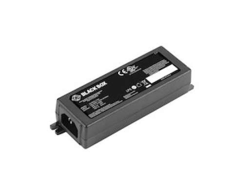 BLACK BOX NETWORK SERVICES  LPJ001A-T-R2      10/100/1000BASE-T RJ45 POE+ Gigabit Ethernet Injector - 802.3at, 1-Port