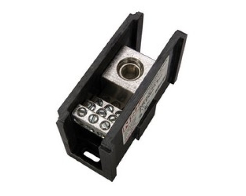 NSI INDUSTRIES AM-P1-H12   Power Distribution Block, 1 350 MCM-6 AWG Line Side , 12 4-14 AWG Load Side , 310 A/Pole