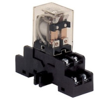 ALTRONIX  RDC12      Relay and Base Module, 12VDC, DPDT Contacts @ 10A - 220VAC/28VDC, DIN Rail Mountable