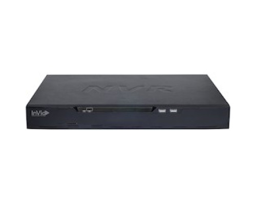 INVID TECH  SN1A-1A16X16               16 CH NVR WITH 16 PLUG & PLAY PORTS, 112 MBPS, 2 HD BAYS,  4K, TAA