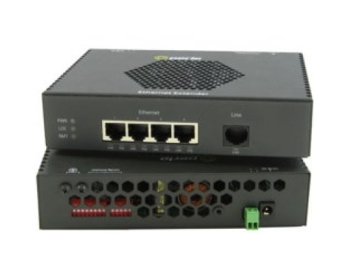 PERLE SYSTEMS  06005094      eXP-KIT44-S1110-RJ PoE Gigabit Ethernet Extender Kit. 1 x eXP-4S1110L-RJ PoE ethernet extender, 1 x eXP-4S1110E-RJ PoE ethernet Extender: One 48V 65W Adapter - USA Power Cord
