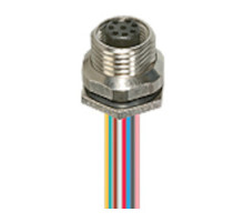 LUMBERG AUTOMATION  600002846      CONNECTOR; M12; FEMALE RECEPTACLE; 4 POLE; BRASS; 0.5CABLE