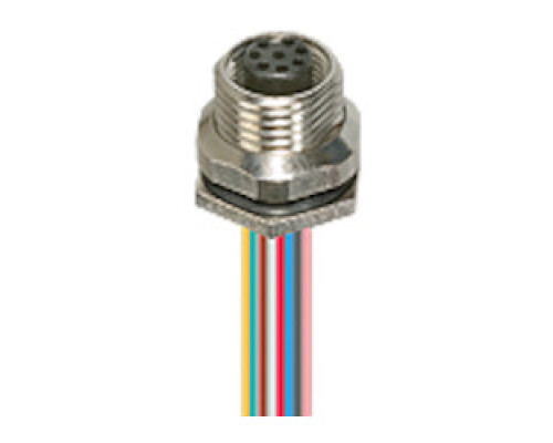 LUMBERG AUTOMATION  600002846      CONNECTOR; M12; FEMALE RECEPTACLE; 4 POLE; BRASS; 0.5CABLE