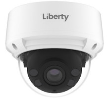 LIBERTY SECURITY  L3IP4VFDS               Liberty L3 IP VF Dome, 4MP 2.7-13.5mm 120’ IR WDR PoE SD IP66 - White