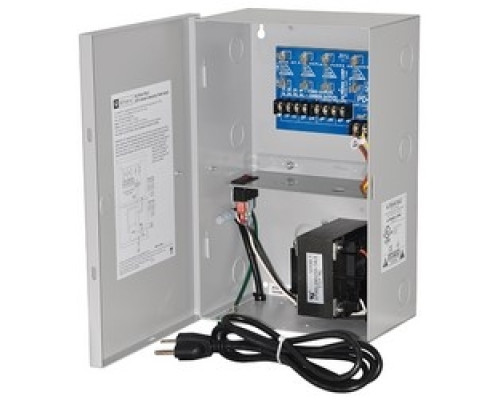 ALTRONIX  ALTV244175UL3      CCTV Power Supply, 4 Fused Outputs, 24/28VAC @ 7A, 115VAC, BC200 Enclosure, includes 3-wire line cord