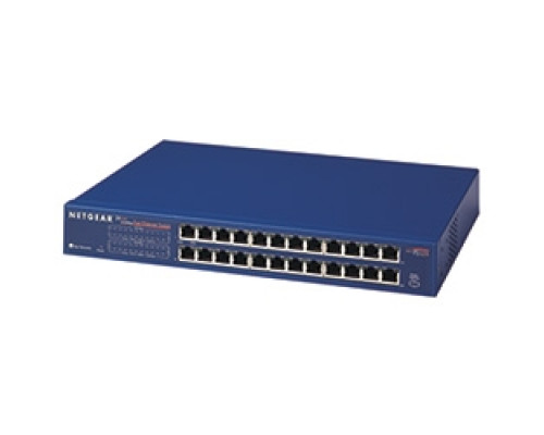 NETGEAR  JGS524      24-port 10/100/1000BASE-T unmanaged rack-mount switch