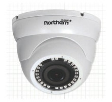 NORTHERN VIDEO  HDDWIDE               Eyeball Camera, 4-in-1, Full HD, TVI, CVI, AHD, 960H Analog, Outdoor, Day/Night, 1920 x 1080p Resolution, 60’ IR LED Range, 2.5 MM Lens, 12 Volt DC, IP66, Aluminum, White