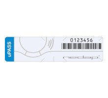 NEDAP  9224718      Windshield Vehicle Identification Tag, IP54, 106.5 MM Length x 28.5 MM Width, Polyester, White, 10 Pack
