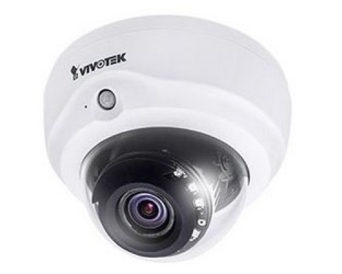 VIVOTEK  FD816BA-HT      Network Camera, Fixed Dome, WDR, Smart IR, Day/Night, Indoor, H.264/MJPEG, 1920 x 1080 Resolution, F1.8/F2.85 Varifocal P-iris 2.8 to 12 MM Lens, 13 Watt, 12 VDC, PoE