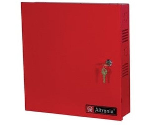 ALTRONIX  AL600ULPD4R      Power Supply Charger, 4 Fused Outputs, 12/24VDC @ 6A, 115VAC, Red BC300 Enclosure
