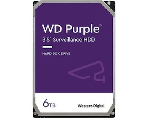 NORTHERN VIDEO  NORTHERN-WD63PURZ               WD PURPLE 6TB HARD DISK    DRIVE, SATA 6 GB/S 256MB CACHEINDIVIDUALLY BOXED