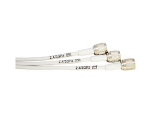 ACCELTEX SOLUTIONS  ATS-OP-245-47-3RPTP-36      2.4/5 GHz 4/7 dBi 3 Element Indoor/Outdoor Patch Antenna with RPTNC